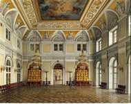 Ukhtomsky Konstantin Andreyevich Interiors of the Winter Palace. The Anteroom - Hermitage